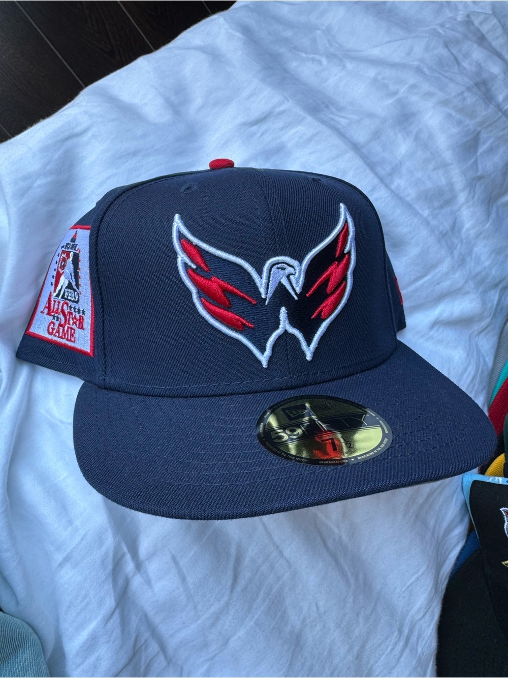 New Era 59Fifty Navy Washington Capitals Fitted NHL Hat
